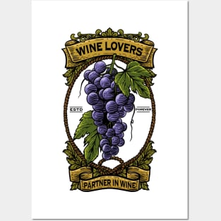 Wine Lovers Posters and Art